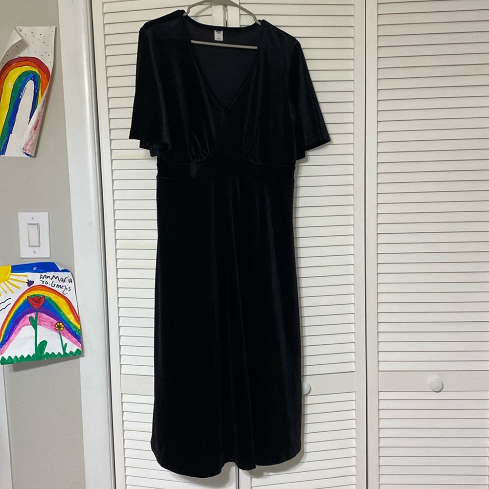 Old Navy Velvet A line dress